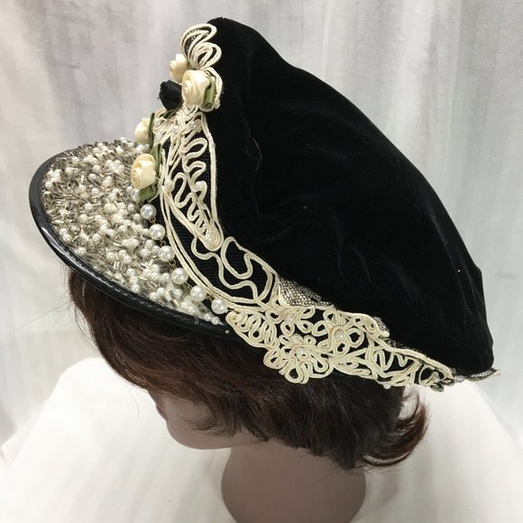 Black Velvet Hooray Henri Captain Cap main image 6